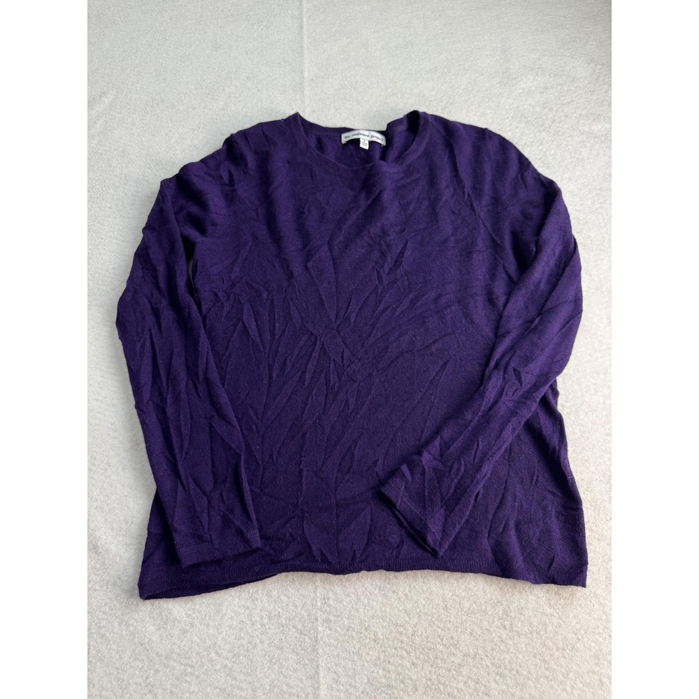 The‎ Cashmere Project Sweater Womens Small Purple 100% Cashmere Crewneck Knit